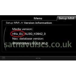 Audi MMI 3G+, 3GP HDD Navigation System SD Card Map Update 2023 - 2024