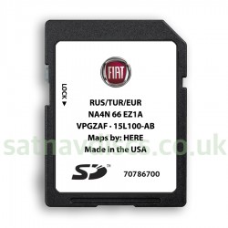 Fiat 124 SPIDER Connect Navigation SD Card Map Update 2023