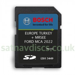 FORD MCA 7" Navigation SD Card Latest Map Update Europe 2022 - 2023