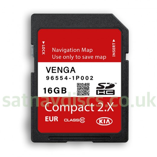 KIA GEN2 2.X Navigation SD Card Map Update UK and EU 2023