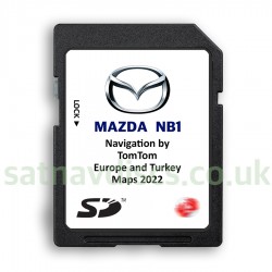 Mazda NB1 System Navigation SD Card Europe UK Map Update 2022 - 2023