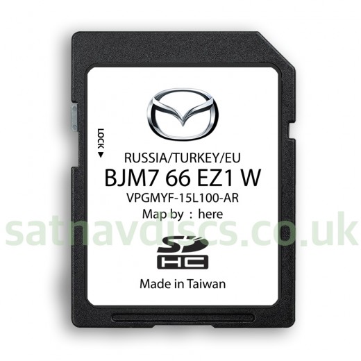 Mazda CONNECT SKYACTIV Navigation SD Card Map Update 2023 - 2024