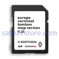 Renault Carminat v11.25 Navigation SD Card Map Update 2024 - 2025