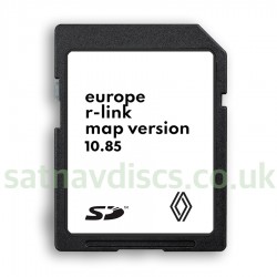 Renault R-link 10.85 Navigation SD Card SAT NAV Map Update 2023