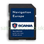 Scania Truck with Premium Infotainment Navigation SD Card Map Update 2022