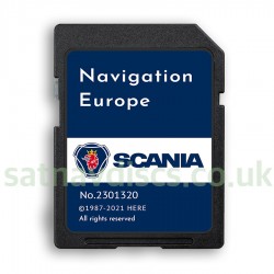 Scania Truck with Premium Infotainment Navigation SD Card Map Update 2022