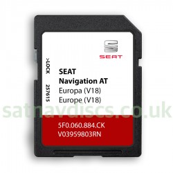 Seat AT MIB1 v18 Navigation SD Card Map Update Europe and UK 2024
