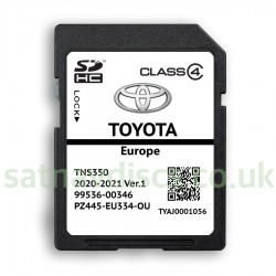 Toyota TNS350 Navigation SD Card Map Update Europe and UK 2021