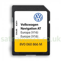 Volkswagen VW MIB1 AT v16 Navigation SD Card Map Update 2022