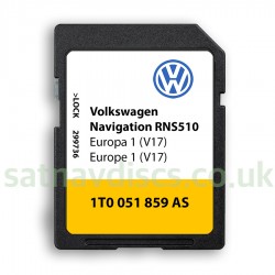 Volkswagen VW RNS510 RNS810 v17 SD Card Navigation Map Latest Update 2021