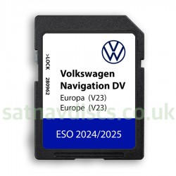 Volkswagen Discover Media Pro DV v23 MIB2.5 Navigation SD Card Map Update 2024 - 2025