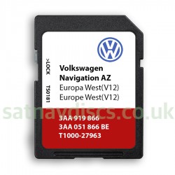 Volkswagen VW RNS315 V12 SD Card Navigation Europe Update 2021 - 2022